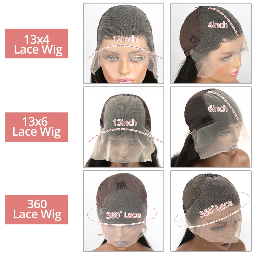 300% Density 13x6 360 FullLoose Deep Wave Hd Lace Frontal Wig 40 46Inch 7x5 Glueless Curly Human Hair Lace Front Wigs For Women - Image 11