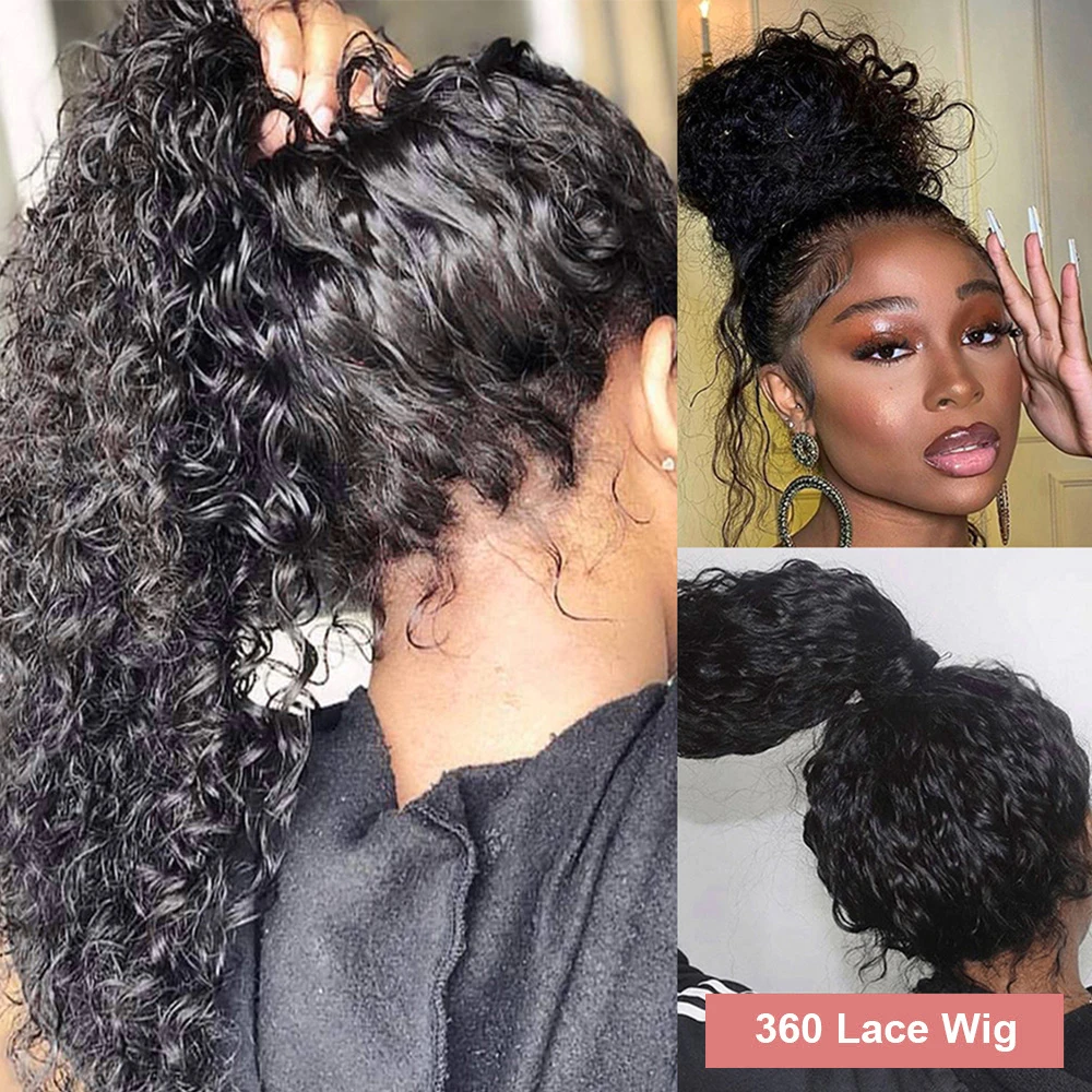 300% Density 13x6 360 FullLoose Deep Wave Hd Lace Frontal Wig 40 46Inch 7x5 Glueless Curly Human Hair Lace Front Wigs For Women - Image 8